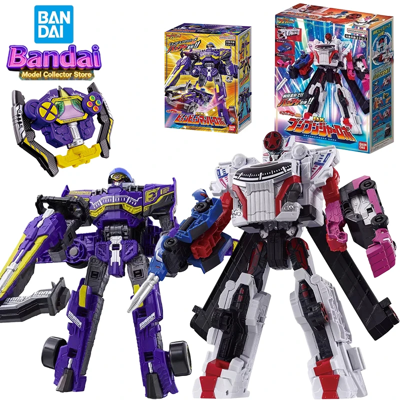 Фото В наличии: Фигурка Bandai DX Bakuage Sentai Boonboomger, Бундорио·Бунрасу, аниме-игрушка BOONBOOM CHANGER для мальчиков. №1