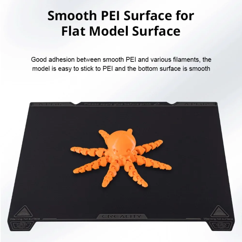 Фото Комплект пластин Creality Smooth PEI 315*310 мм с мягкой магнитной наклейкой для печатной платформы 3D-принтера K1 Max/Ender-3 V3 Plus №2