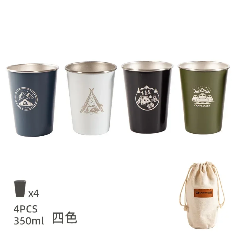 

Набор кружек из нержавеющей стали 4 шт.