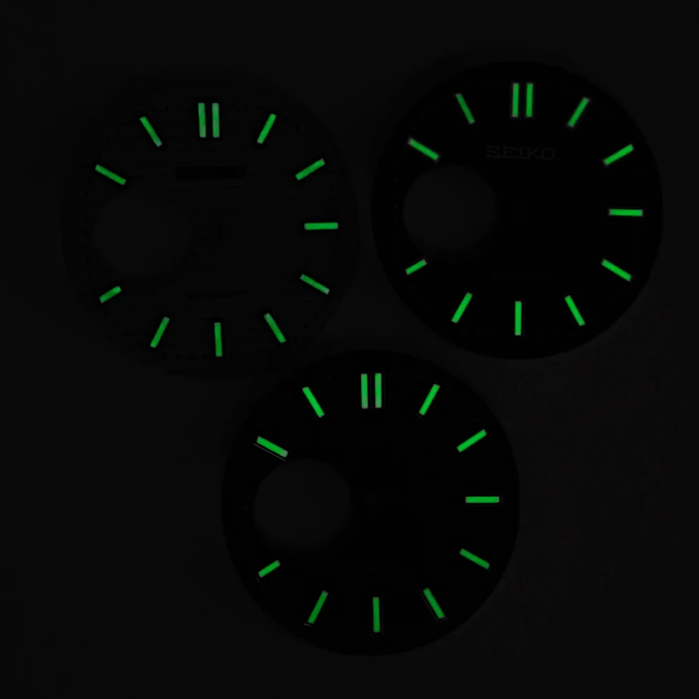 S 28.5mm Watch Dial Dial Simple Luminous Dial Fit Japan NH35 NH36 4R 7S Automatic Movement Men Watch Accessories