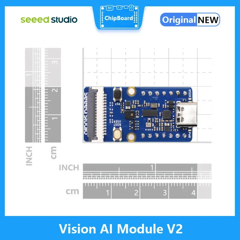Модуль AI Grove-Vision V2-Arm Cortex-M55 и Ethos-U55 поддержка TensorFlow PyTorch Arduino Raspberry Pi Seeed Studio XIAO