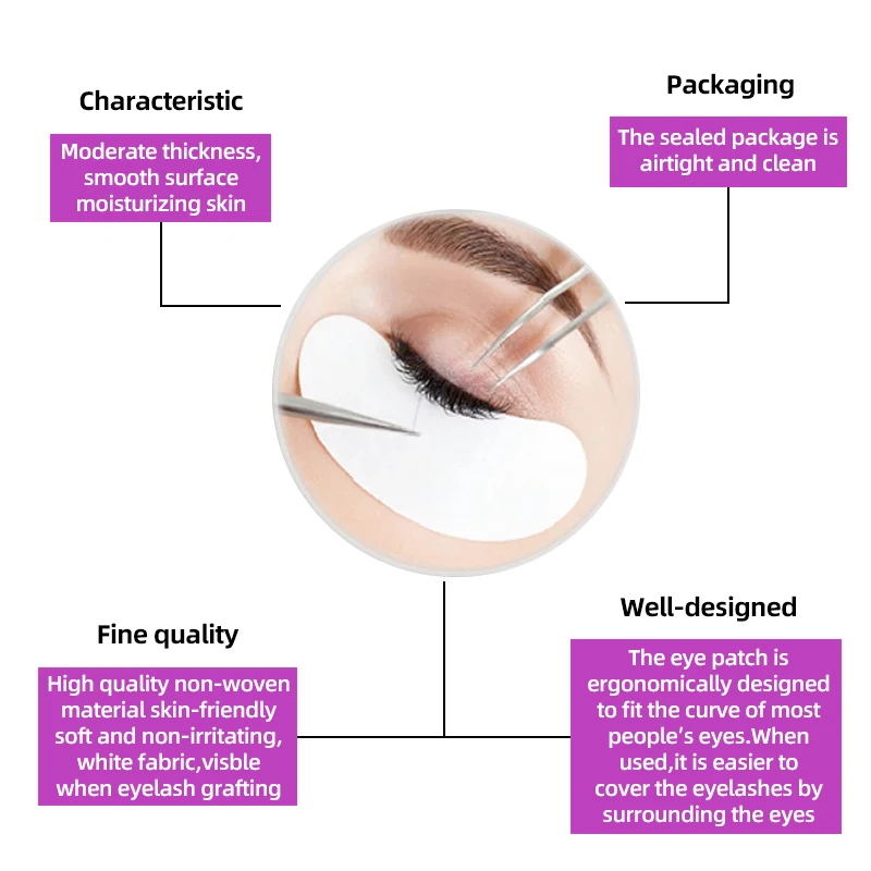 10/50/100 пар подушка для наращивания ресниц