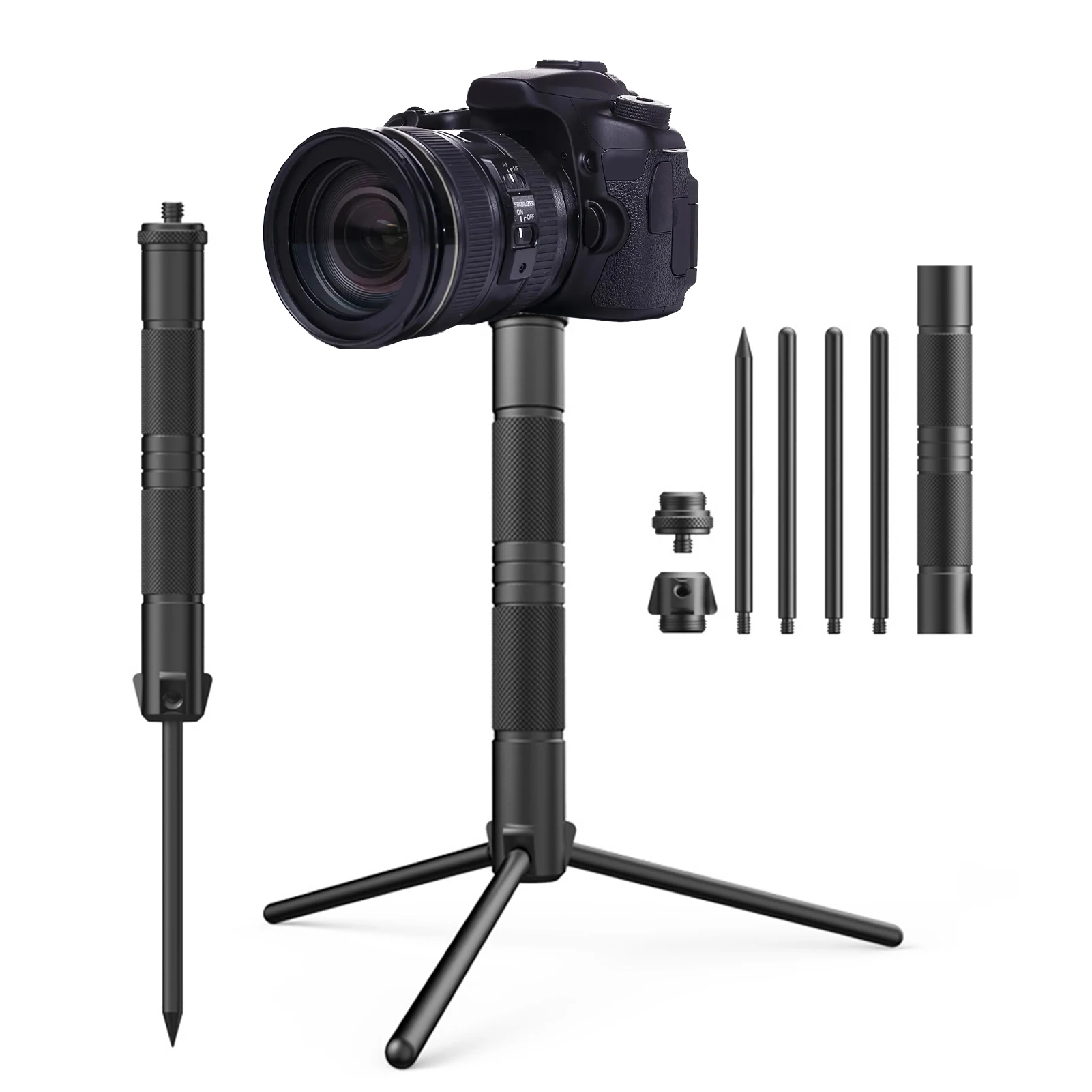 

Folding Light Stand Portable Photo Video Tripod Stand Portable Grill Light Tripod For Camping Backpacking Hiking Traveling