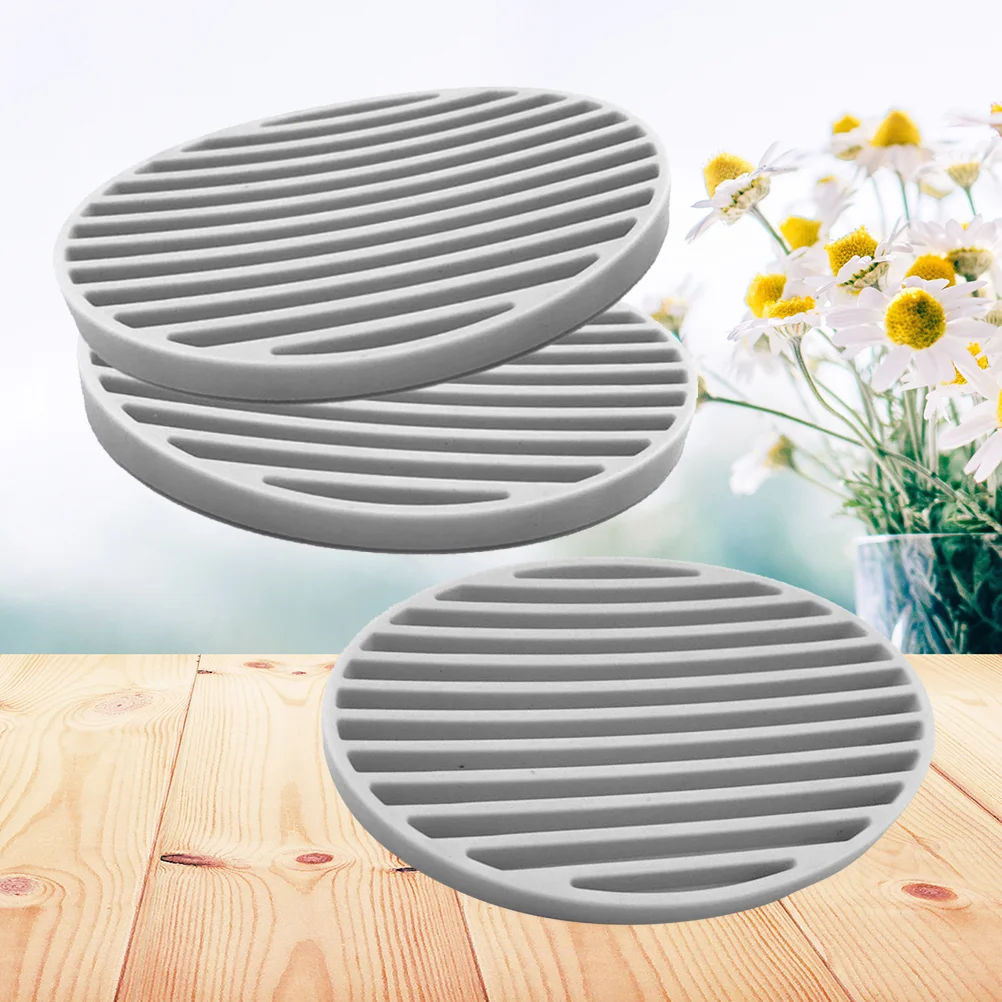 3 шт. силиконовая мыльница домашняя модная сливная коробка для ванной комнаты