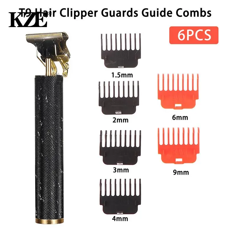 

1 Set T9 Hair Clipper Guards Guide Combs Trimmer Cutting Guides Styling Tools Attachment Compatible 1.5/ 2/ 3/ 4/ 6/ 9mm