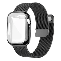 for apple watch band 44mm 40mm 42mm 38mm casestrap iwatch series 6 5 4 7 41mm 45mm accessories magnetic milanese loop bracelet