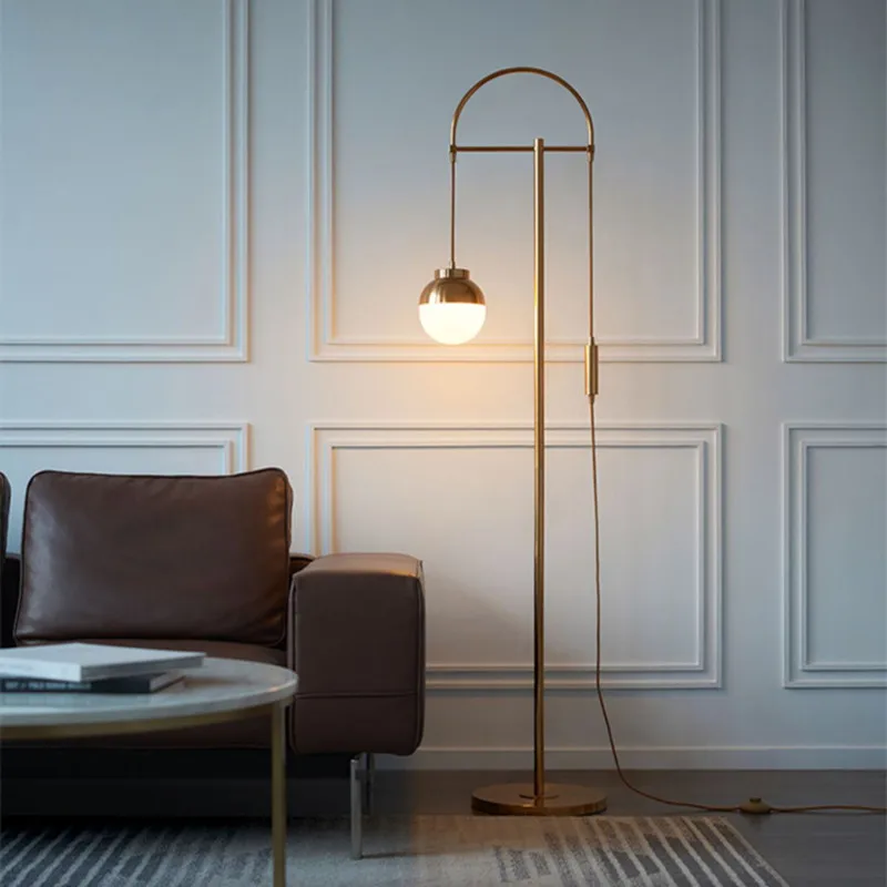 Скандинавская простая металлическая светодиодная люстра E27 домашний декор