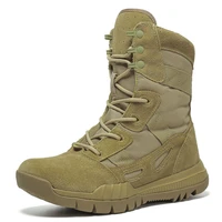 american outdoor land combat high top combat mens special forces field desert tactical military wear resistant combat boots