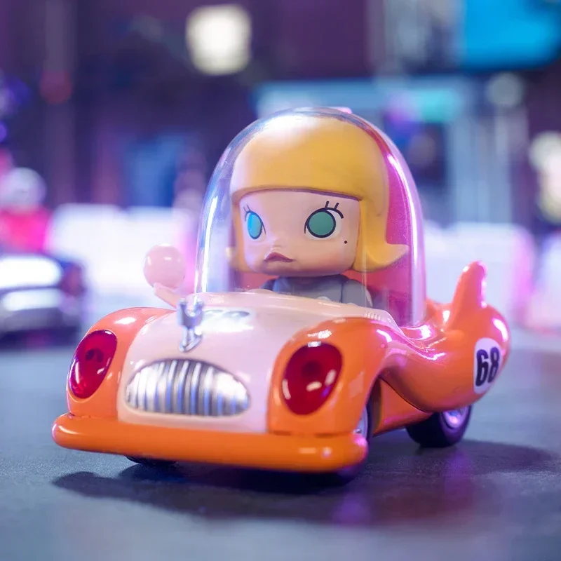 Фото POP MART POPCAR Super Track Series: Модные коллекционные фигурки-сюрпризы в закрытых коробках, аниме-фигурки, милые игрушки, подарочные наборы-сюрпризы №5
