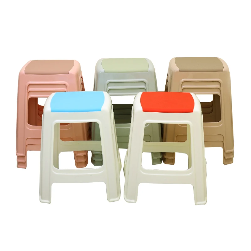 Стулья для душа Четырехсторонние пластиковые резиновые стулья домашние низкие