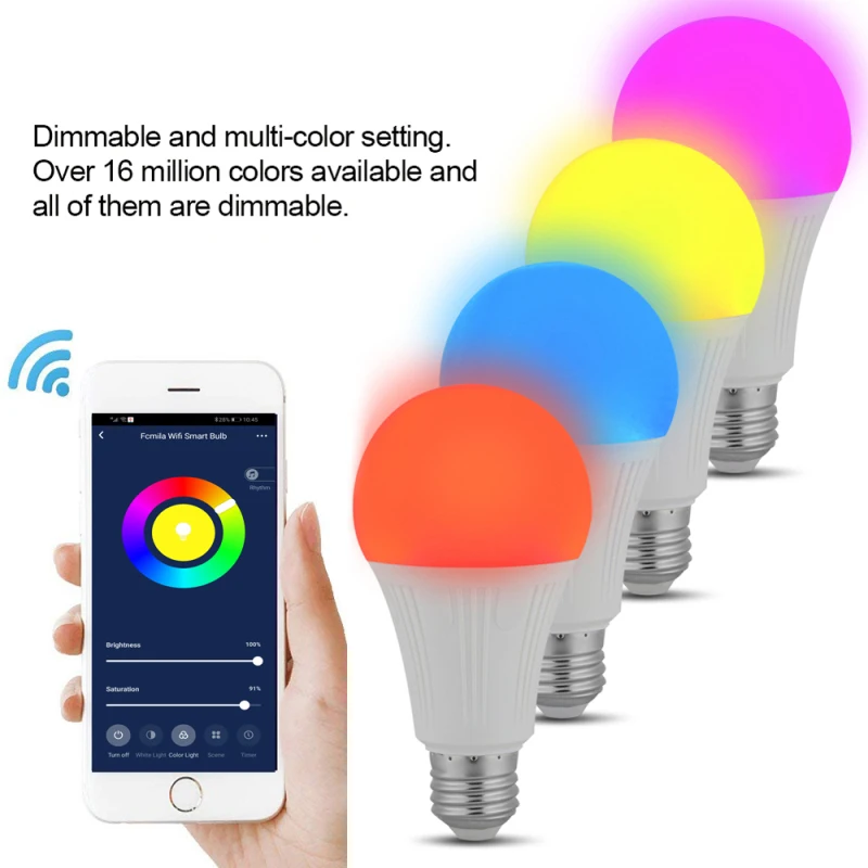 

Floodlight Convenient App Control Function Scene Mode Multiple Languages Timing Functions Smart Lights Wall Lamp Secure Bright