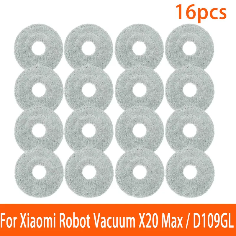 

Аксессуары для робота-пылесоса Xiaomi X20 Max/D109GL, детали пылесоса, основной ролик, боковая щетка, фильтр Hepa, швабра, тканевый мешок для пыли