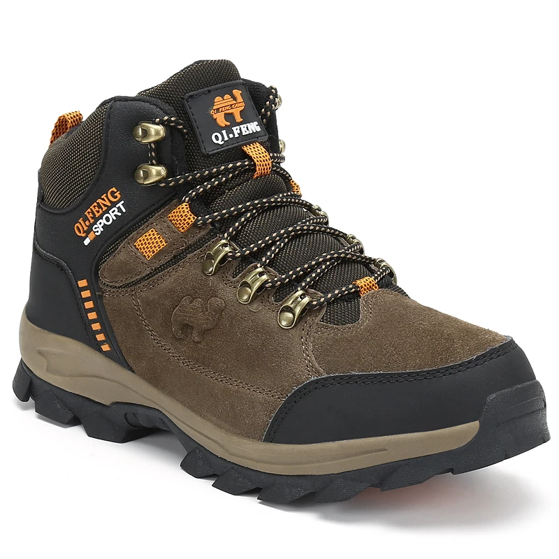 Кроссовки мужские зимние из натуральной кожи уличные сникерсы с теплым мехом