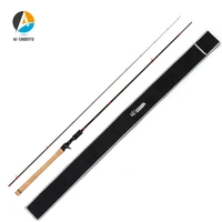 ai shouyu professional lure fishing rod spinningcasting fishing rod mmlmh 2 sections carbon fiber travel fishing pole