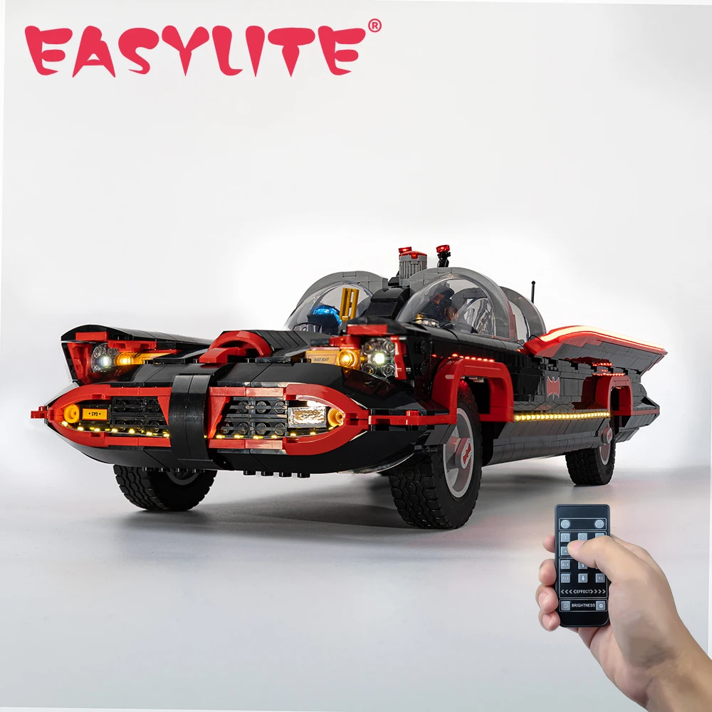 Фото Комплект светодиодных фонарей EASYLITE для Бэтмена ™ : Классический сериал Бэтмобиль 7328 Строительные блоки Игрушки Набор ламп (модель не входит в комплект) №2