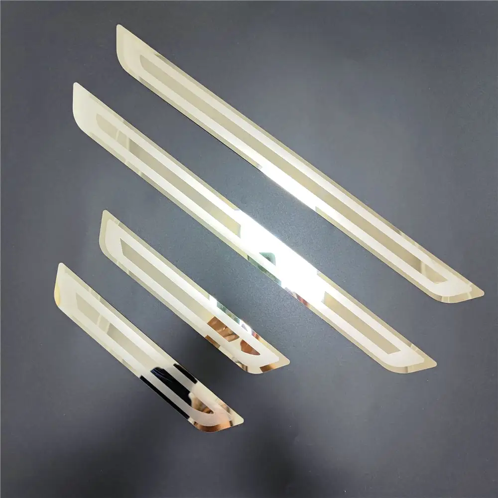 

For Mitsubishi Outlander 2007-2020 2021 2022 Auto Door Sill Protector Trim Stainless Threshold Scuff Plate Pedal Car Accessories