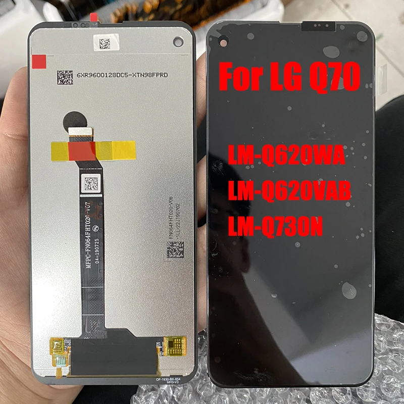 

Оригинальный ЖК-дисплей для LG Q70, телефон, монитор с сенсорной панелью, дигитайзер в сборе, рамка