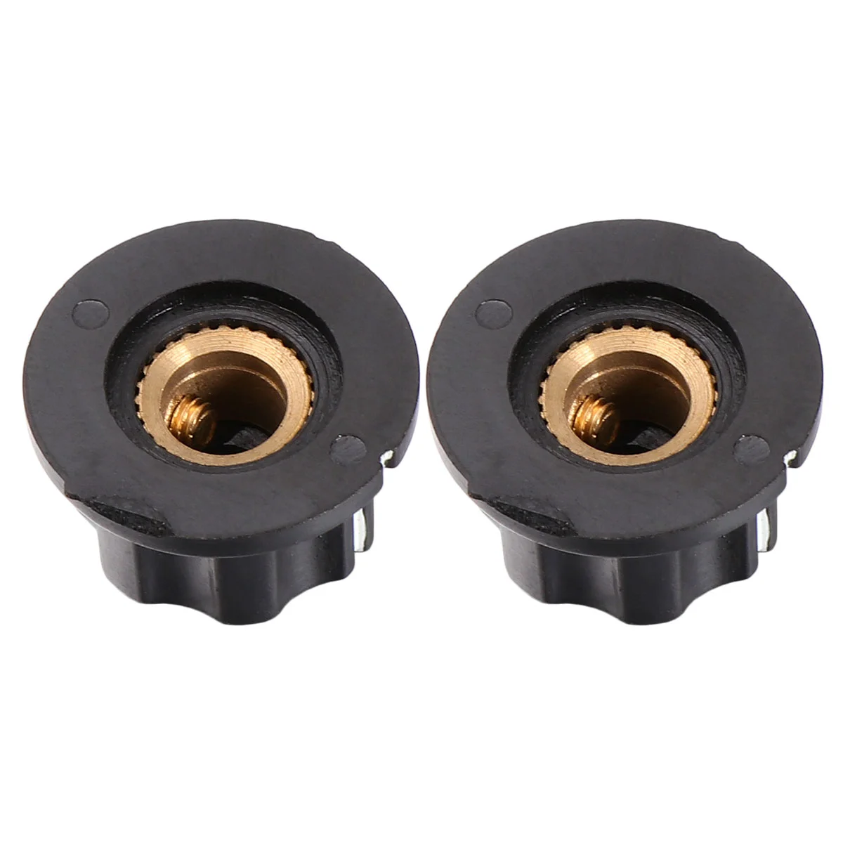 

15pcs Potentiometer Knob Kit Rotary Switch Knobs Caps Kit Knurled Shaft Bakelite Knob Control Knob Compatible for Hole 6mm