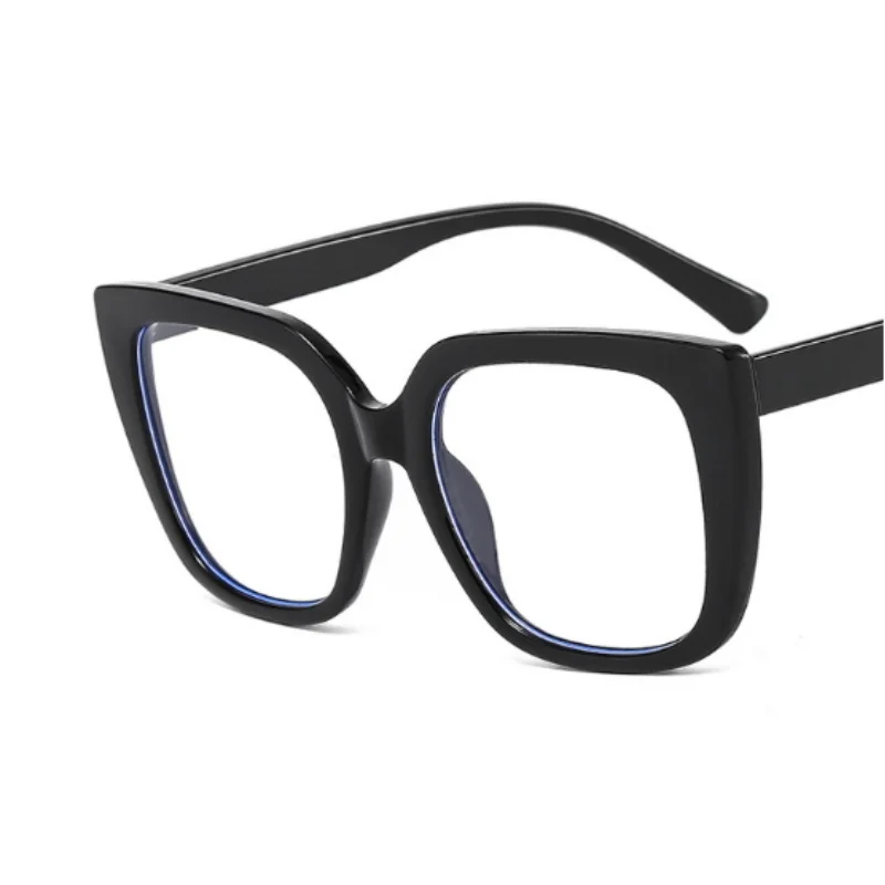 Очки для компьютера мужчин и женщин Большая квадратная оправа модные брендовые
