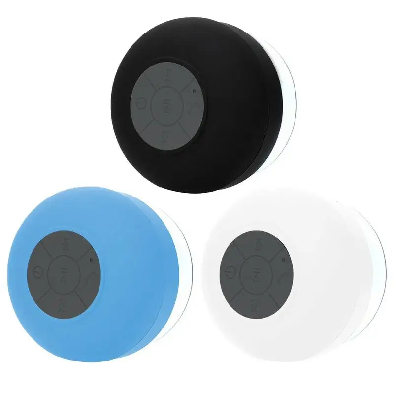 Blue tooth Speaker Waterproof Bathroom Audio Wireless Shower Mini Speakers Light for Phone Soundbar Hand Free Car Loudspeaker