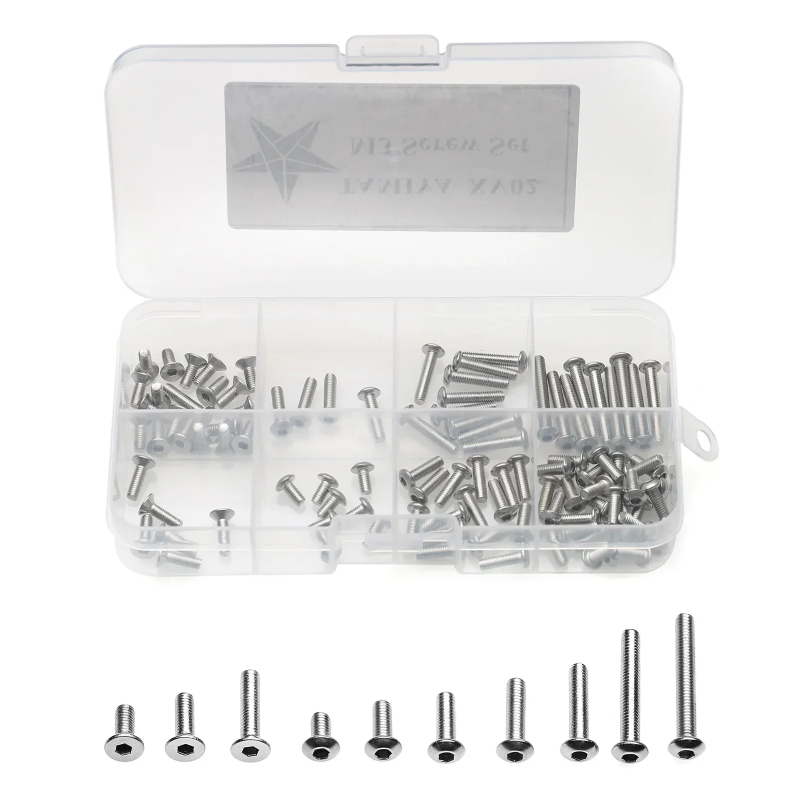 Металлические винты M3 комплект креплений инструменты для ремонта Tamiya XV02 XV-02 1/10