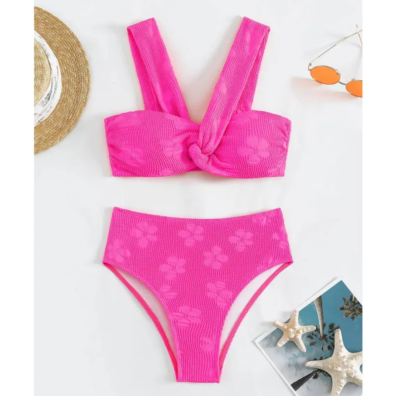 

Pink Sexy Bikinis 2023 Swimsuits Women's Swimwear Push Up Female Swimming Wear Bathing Suits Brazilian Bikini Beach Pool Bather