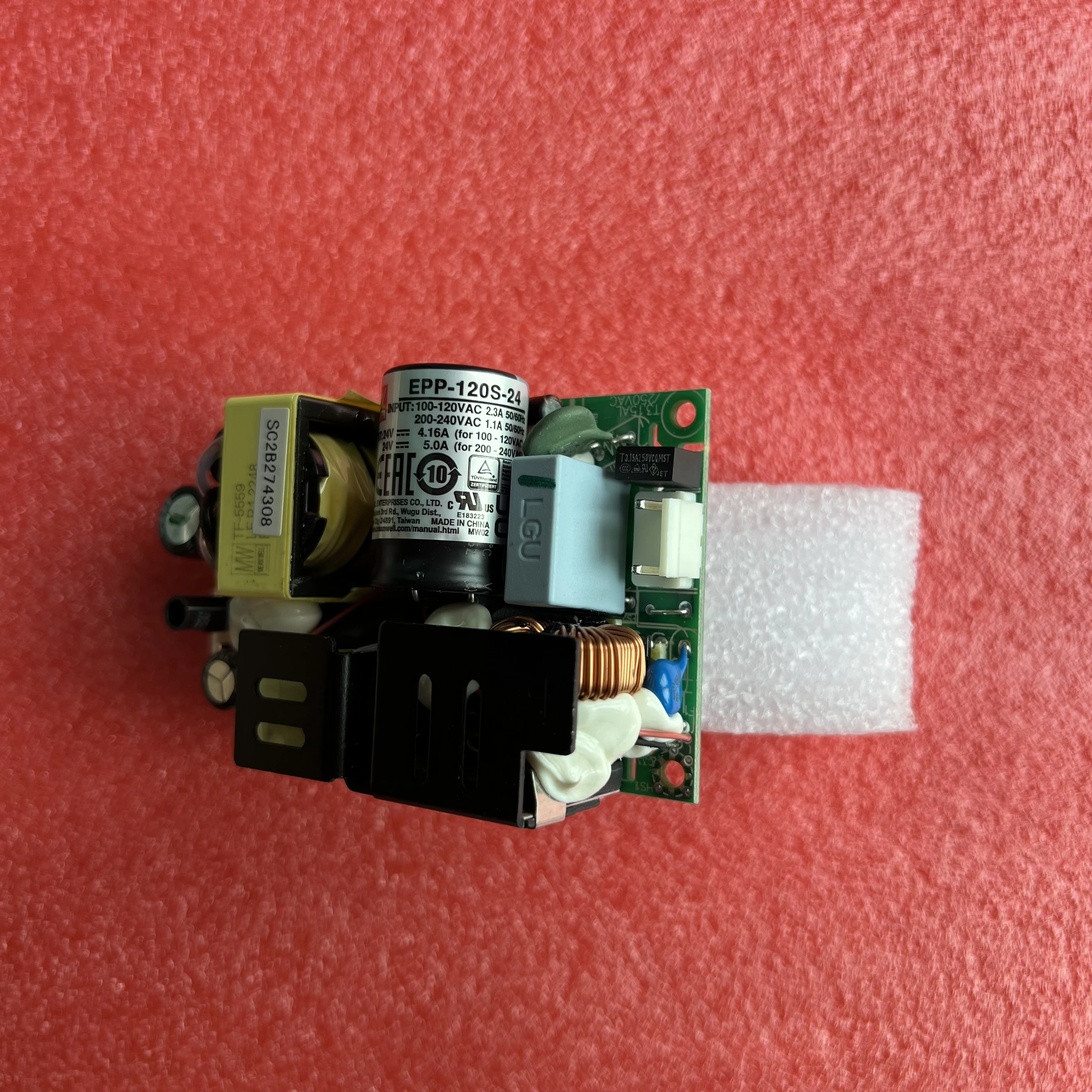 Фото Тайваньский блок питания Mingwei PCB EPP-120S-12/15/24/27/48V с PFC и низкими потерями энергии №5