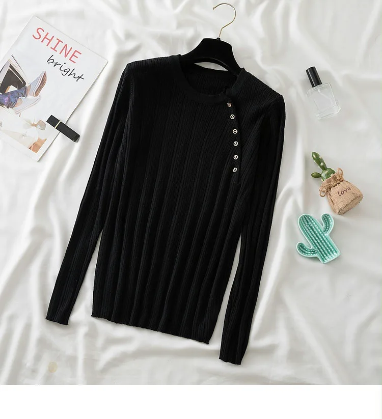 

Autumn Winter Turtleneck Pullovers Sweaters Primer shirt long sleeve Short Korean gray22