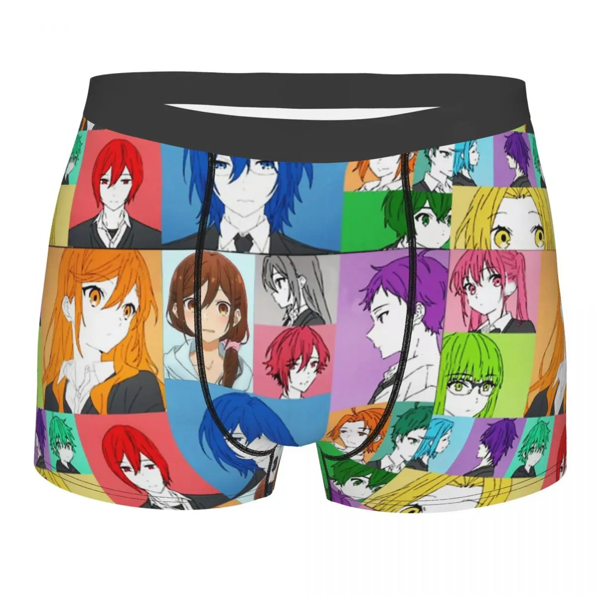 

Colorful Horimiya Family Love Youth Friendship Hero Underpants Breathbale Panties Male Underwear Ventilate Shorts Boxer Briefs