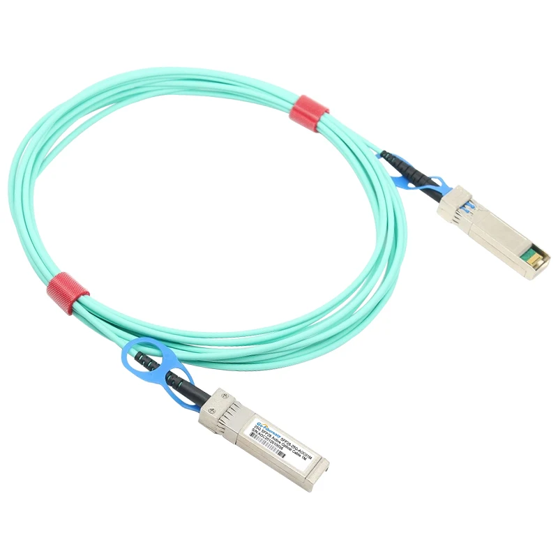 AOC Cable 25Gbps SFP28 Active Optical Cable 1m,3m,5m~100m OM3 Fiber Optic Cable for Cisco,MikroTik,HuaWei,Dell,Ubiquite Switch