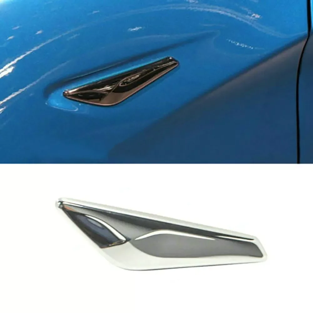 

1PCS Chrome Front Left Side Fender Finisher Trim For BMW X3 X4 F25 F26 # 51117338569 ABS Chrome Left Side Fender Trim Finisher