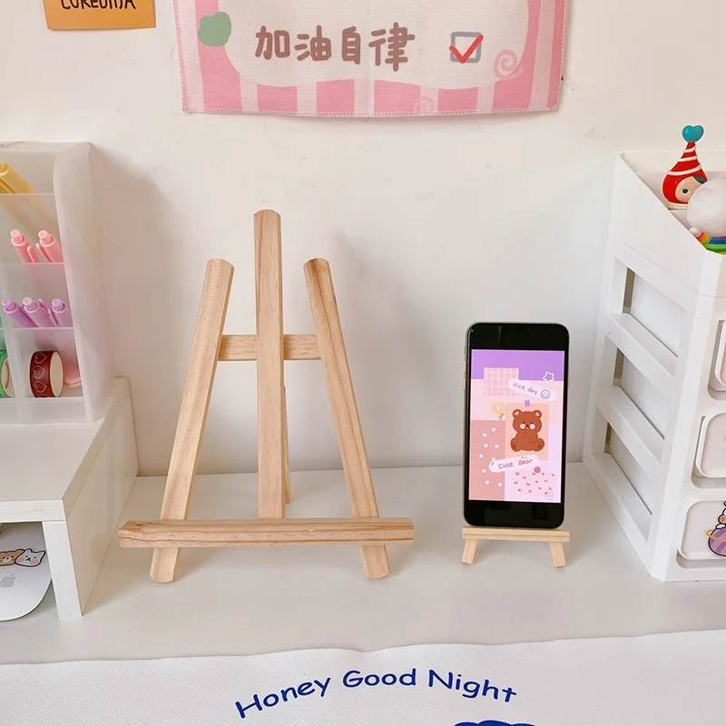 Tablet Stand for IPad Xiaomi Samsung Huawei Kindle Desktop Adjustable Wooden Holder Mini Easel Tablet Accessories Tablet Stand for IPad Xiaomi Samsung Huawei Kindle Desktop Adjustable Wooden Holder Mini Easel Tablet Accessories