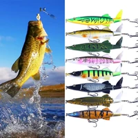 fishing lure 13cm16g new propeller tractor luya bait wave climbing floating pencil crocodiles tractor bait soft plastic lures