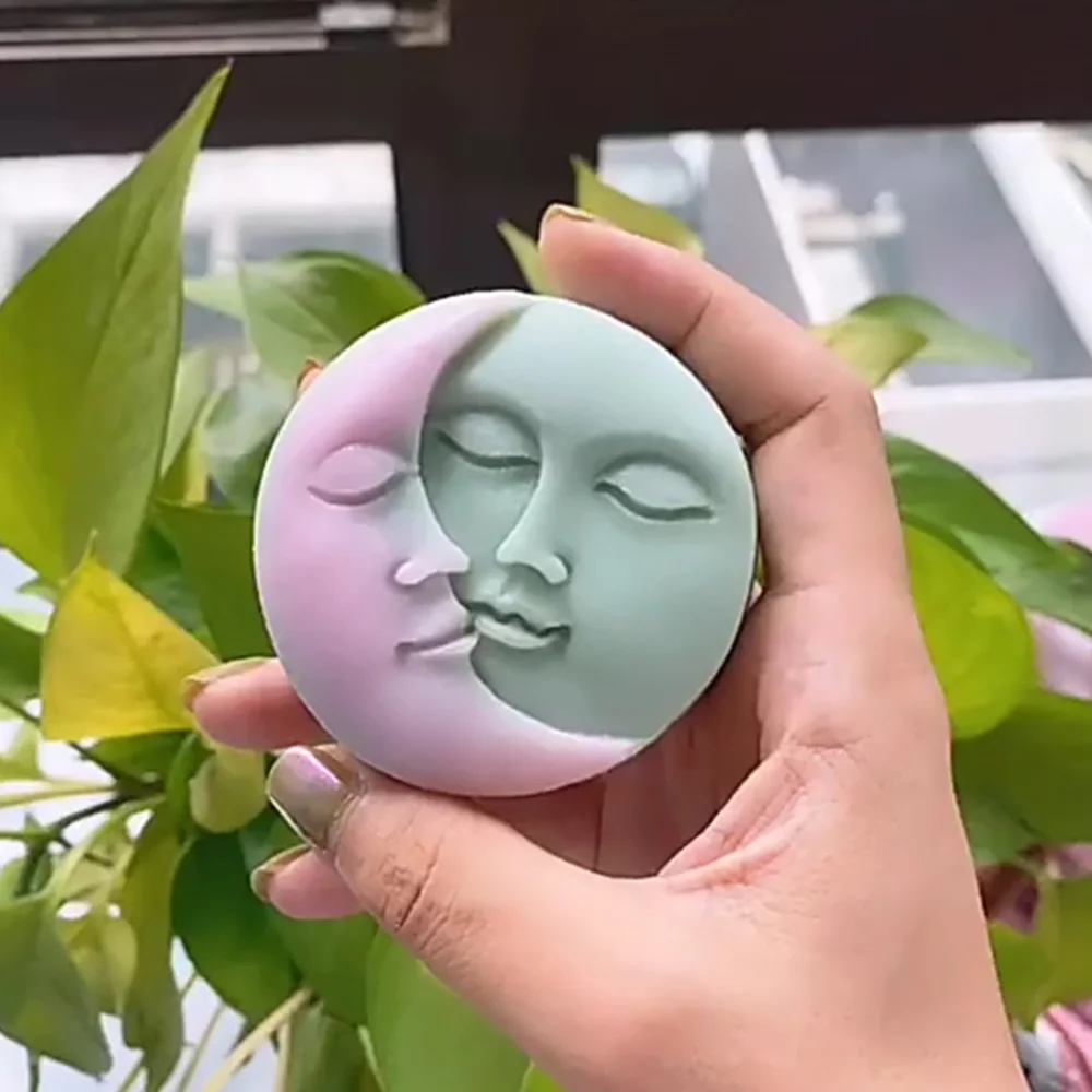 

1Pcs Minimalist Style Face Silicone Candle Mold Design for Diy Handmade Ornaments Soap Plaster Candles Jewelry Handicrafts Mould