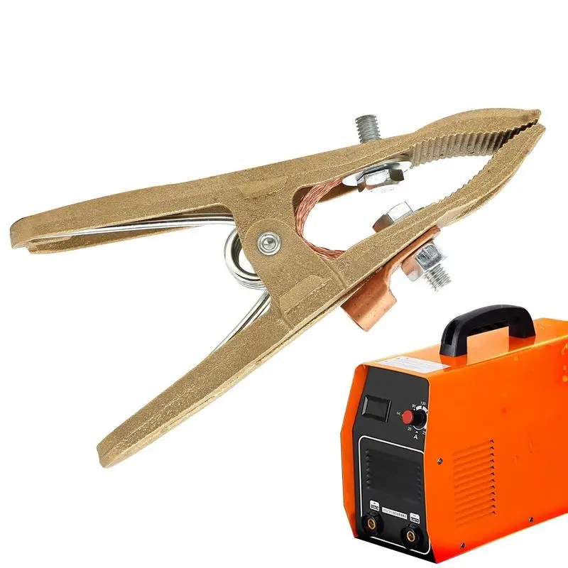 

Earth Ground Cable Grip A-Shape Earth Clamp Arc Welder Clip Hand Tools A-Shape Ground Clamps Grounding Work Clamp 260/300/500A