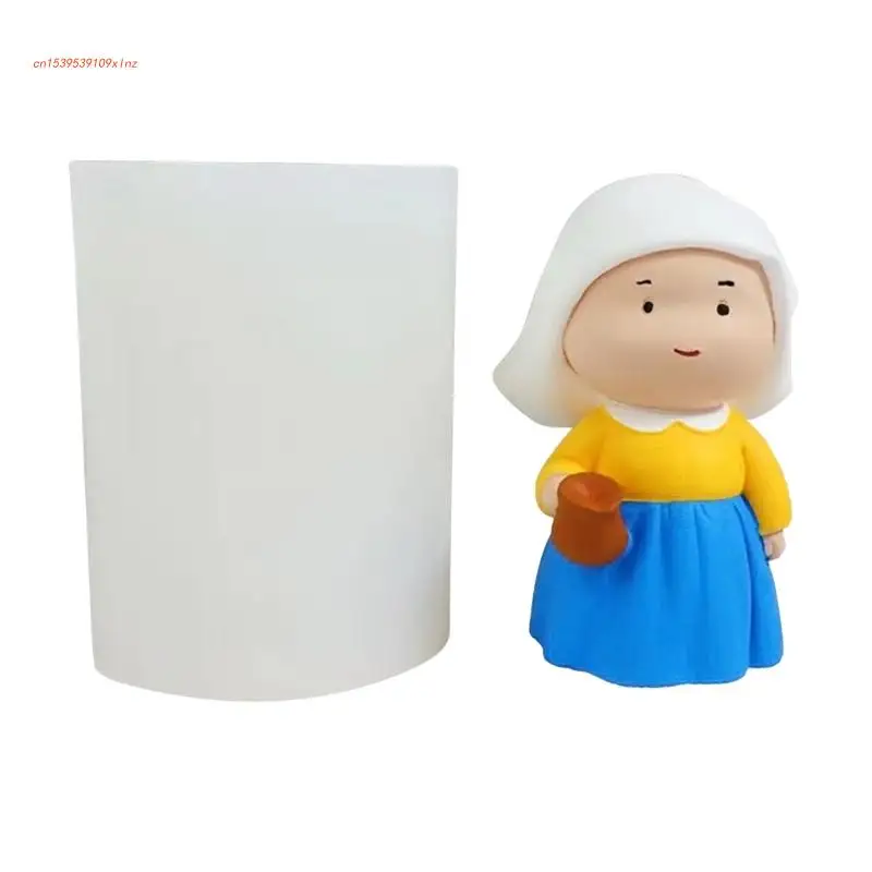 

Форма для глины в форме мультяшного персонажа, формы для рукоделия, силиконовый материал