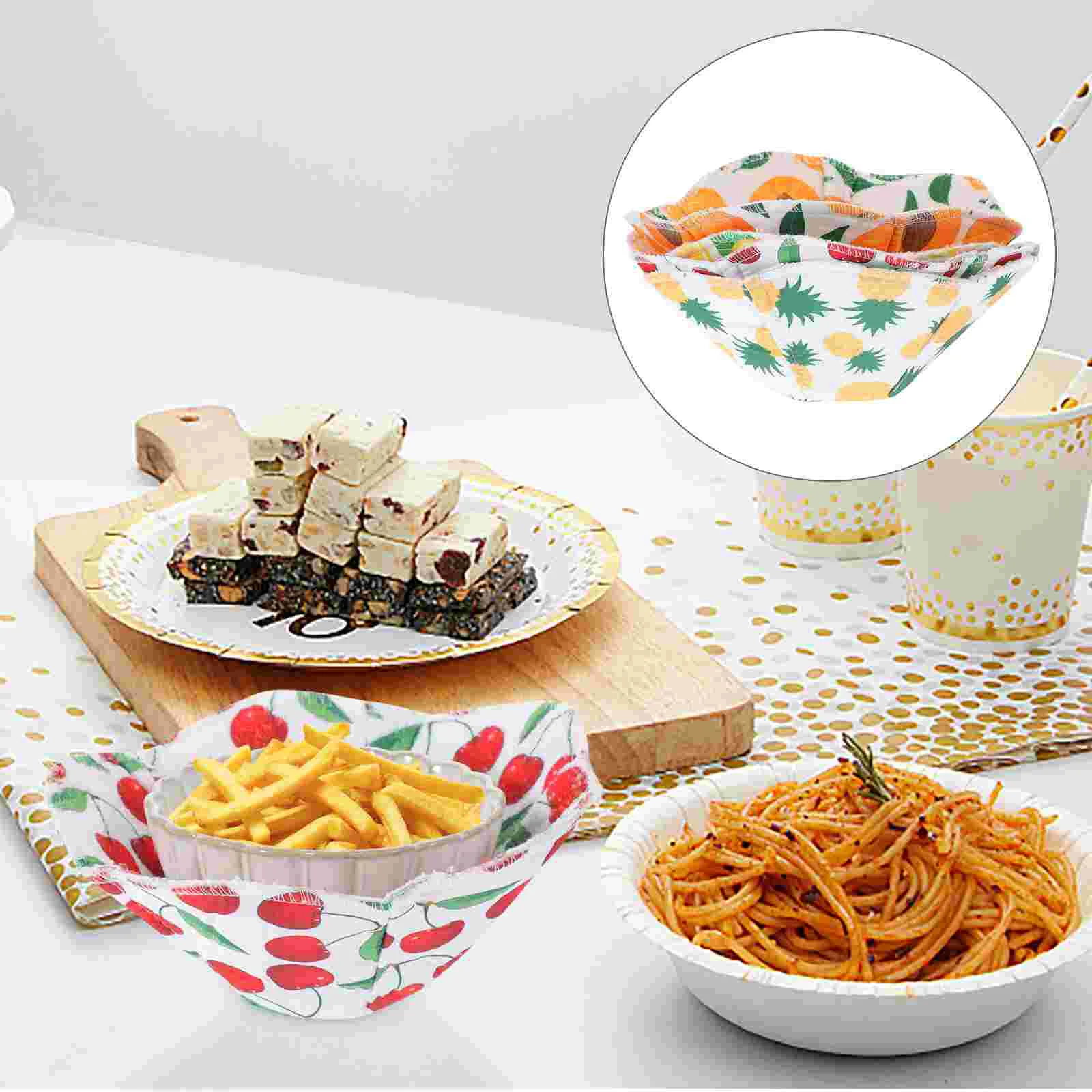 

4 Pcs Microwave Bowl Holder Kitchen Asseriories Holders For Soup Accessories Anti-scald Polyester Cotton Cover