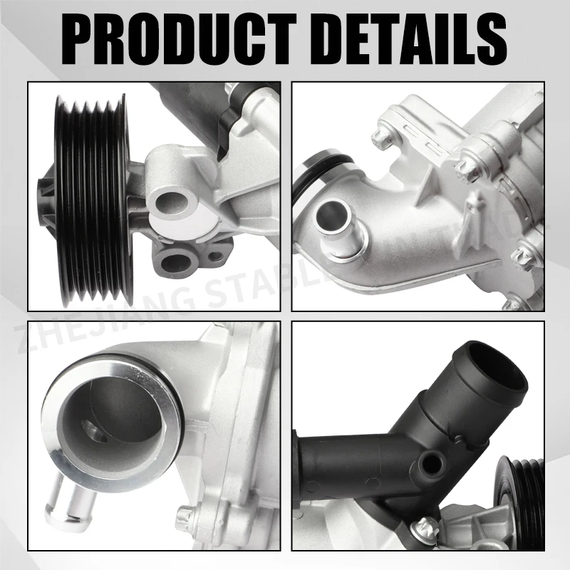 2702000600 Насос охлаждающей воды двигателя для Mercedes Benz W176 W246 W242 C117 X117 X156 2702000000 2702000801