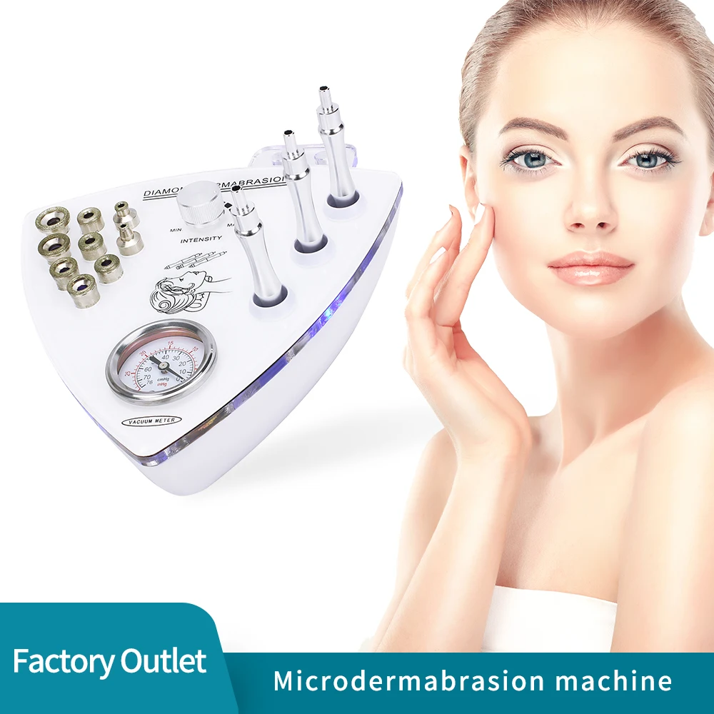 2 In 1 Diamond Microdermabrasion Dermabrasion Machine Moisturizing Water Sprayer Remove Blackhead Wrinkle Face Peeling Care Tool