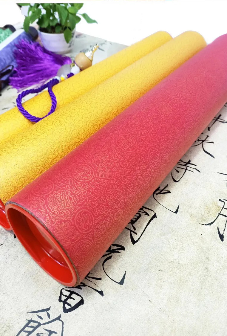 

Couplet Paper Tube Photo Tube 20/25/30/35Cm Red Paper Tube Picture Tube Circular Packaging Poster Tube Paper Tube