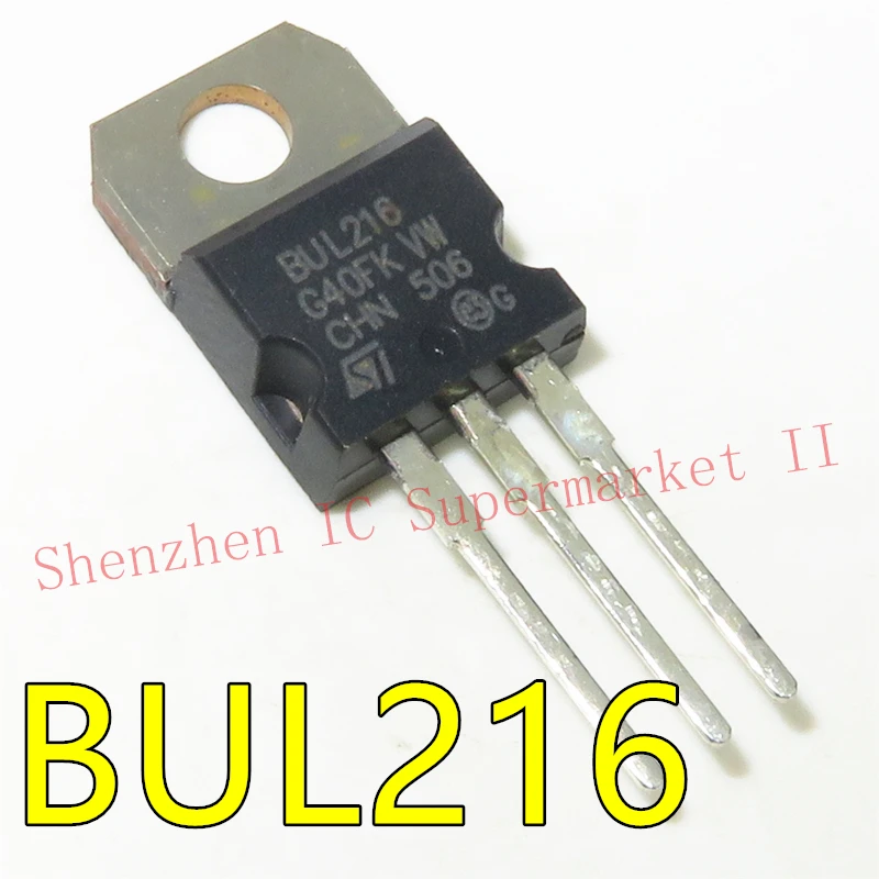 

BUL216 TO-220 HIGH VOLTAGE FAST-SWITCHING NPN POWER TRANSISTOR