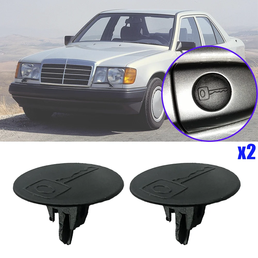 

2 шт., крышка отверстия для ключа багажника, зажим для Mercedes-Benz E-Class W124 W210 W211 W212 1984-2014 2015 2016
