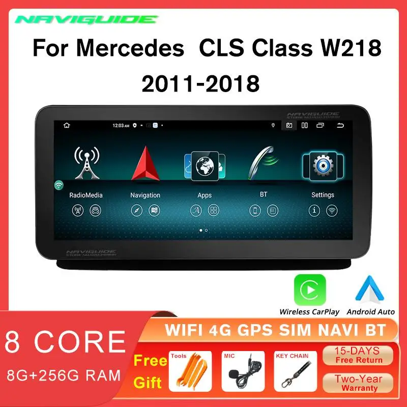 NAVIGUIDE 10 25 &quotавтомобильная мультимедийная стереосистема для Mercedes CLS Class W218 2011-2018