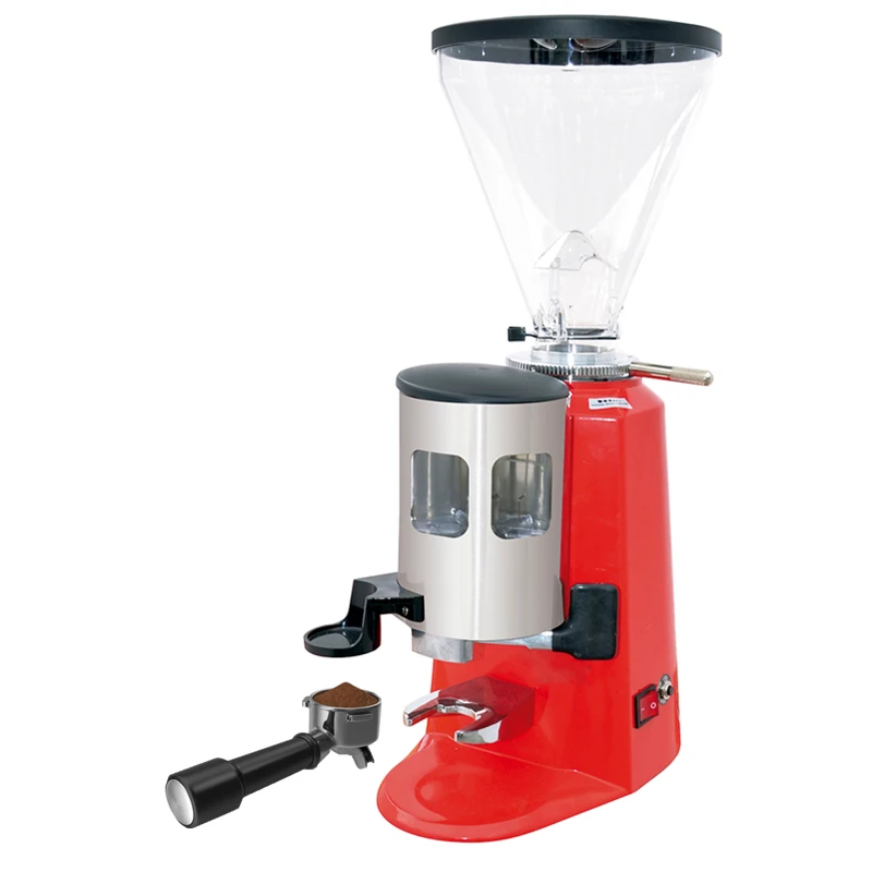 

2021coffee-grinder-cheap eco italian motor red commerical df64 espresso fine coffee grinder making 900n mill coffee bean grinder