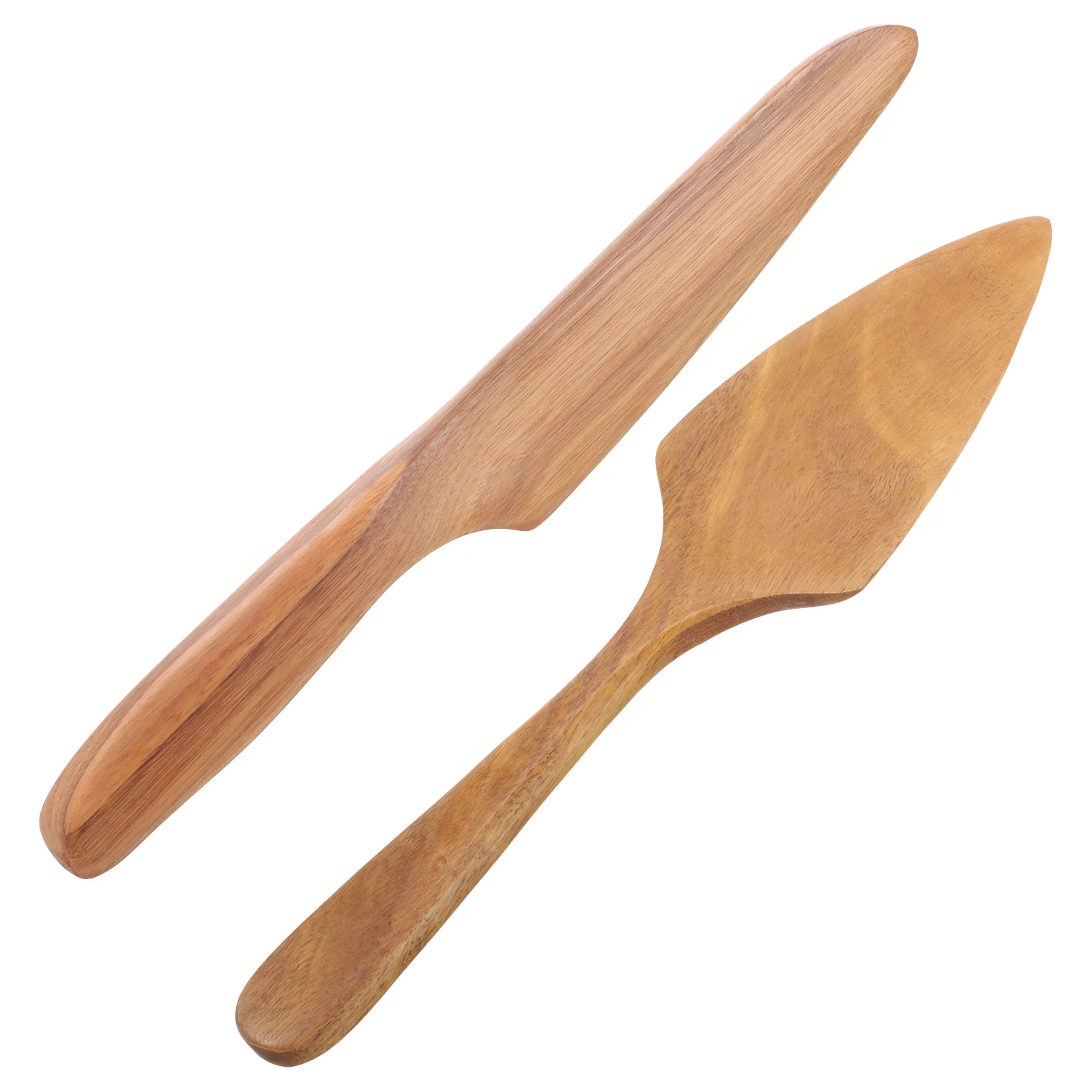 

1 Set Wooden Cake Spatula Pizza Cake Server Tool for Festival Party