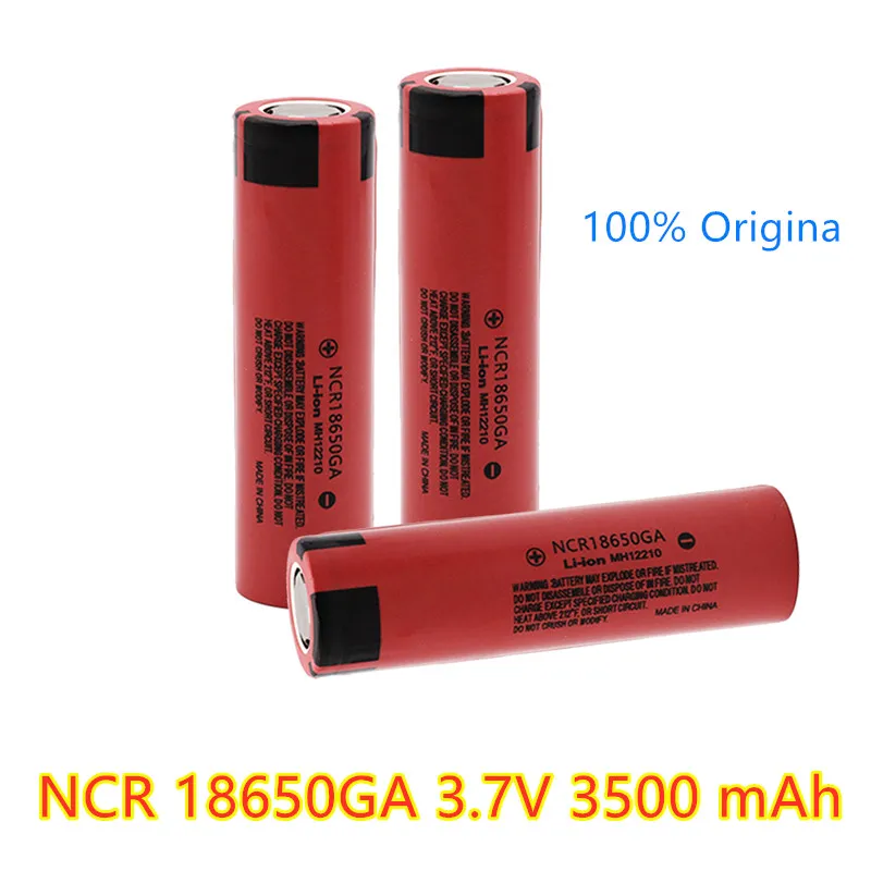 

100% новый NCR 18650GA 30A 3,7 в 3500 мАч 18650 перезаряжаемый литиевый аккумулятор с плоским верхом подходит для аккумуляторов электроинструментов