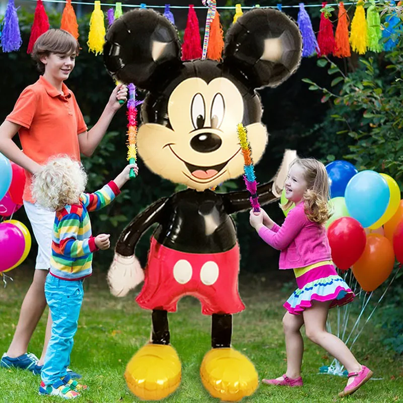 

175cm 3D Giant Mickey Minnie Mouse Foil Balloons Kids Birthday Party Decorations Home Decor Baby Shower Cartoon Couples Gift