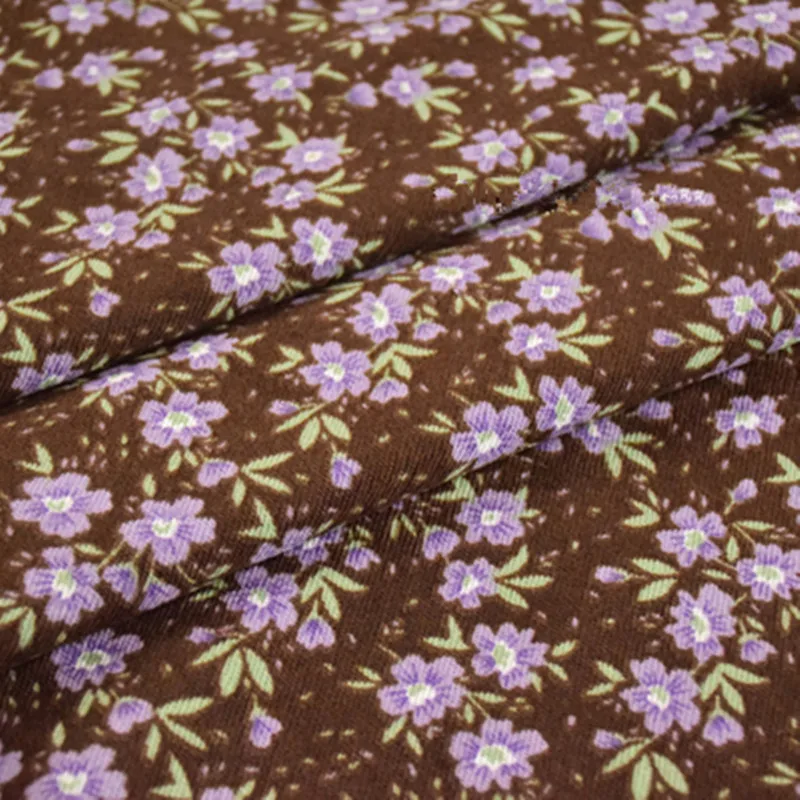 Вельветовая ткань в стиле ретро с цветочным принтом китайском для ткани Хань