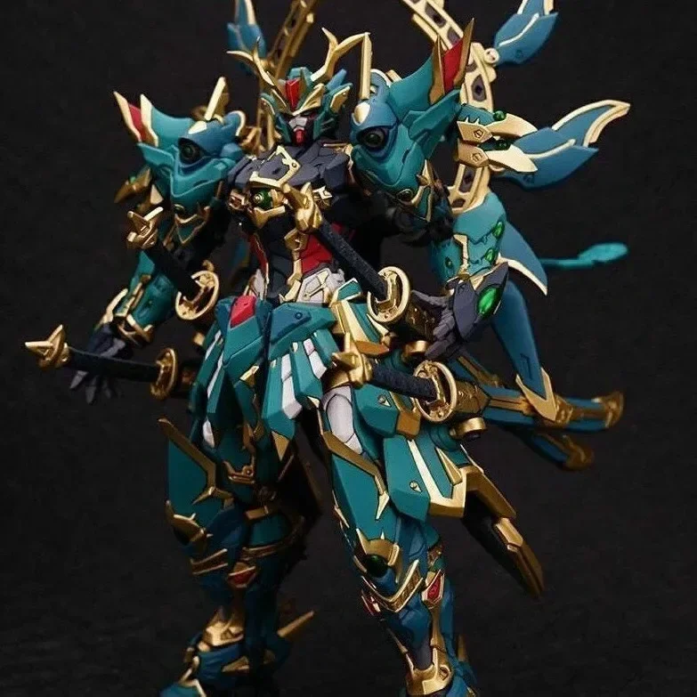 

Three Kingdoms Moto Nuclear Gundam Model Robot Toy Ao Bing Lv Bu Cao Ren Ganjiang Bai Qi Qing Long Model assembly toys Xm Gifts