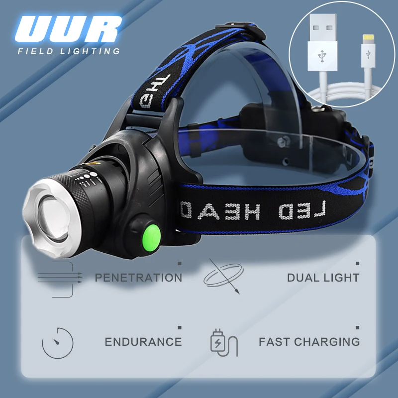 

Newest Portable Zooming T6 Q5 V9 LED Head lamp ZOOM Fishing headlight Camping Headlamp Hiking Flashlight Bicycle light torch